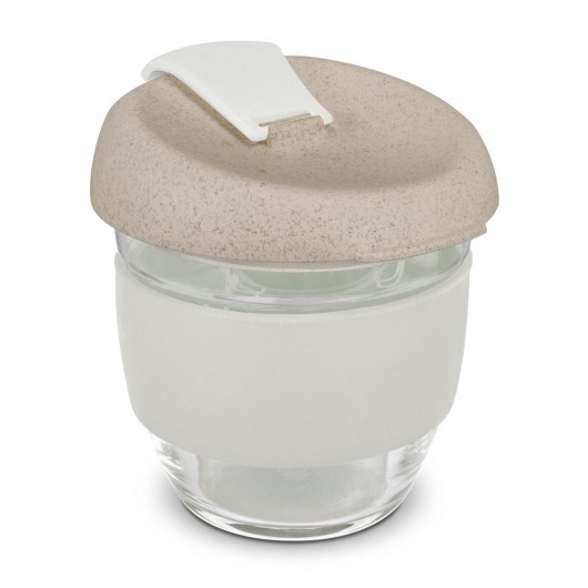 White 250mL Natura Glass Cups